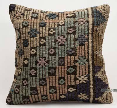 Kilim Pillow Cover - 1' 8" x 1' 8" (20" x 20")