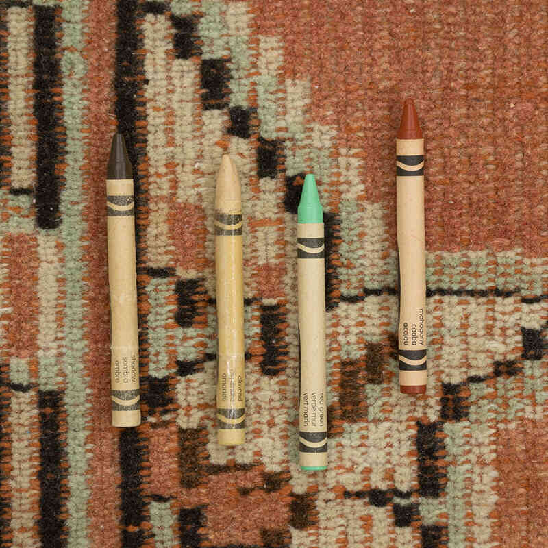 Vintage Turkish Hand-Knotted Rug - 6' 2" x 8' 11" (74" x 107") - K0081827