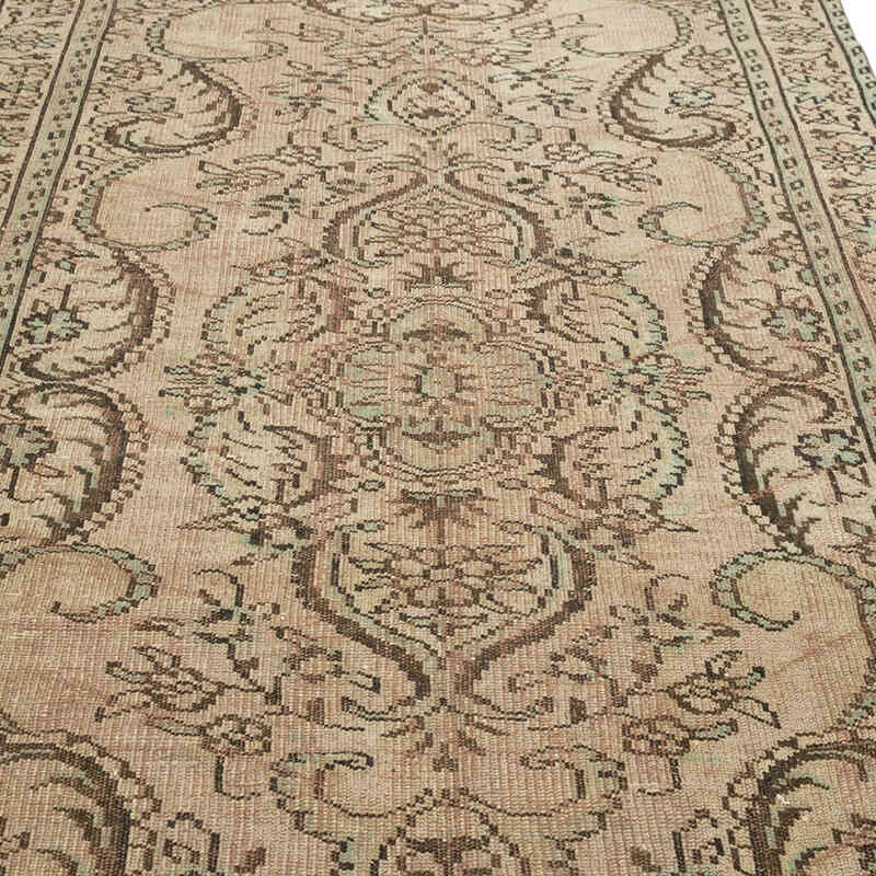 Alfombra Vintage Turca Anudada a Mano - 170 cm x 267 cm - K0081828