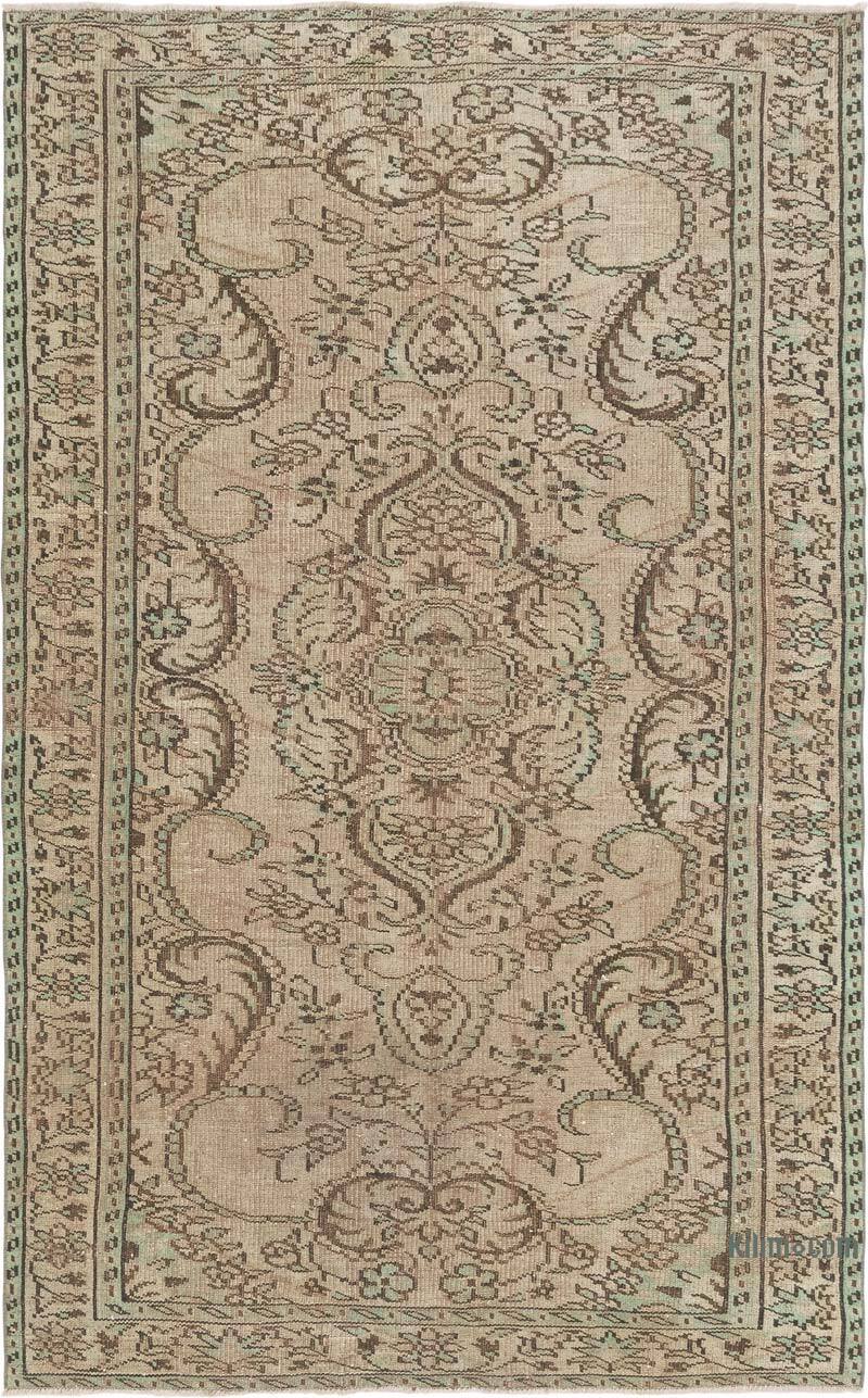 Alfombra Vintage Turca Anudada a Mano - 170 cm x 267 cm - K0081828