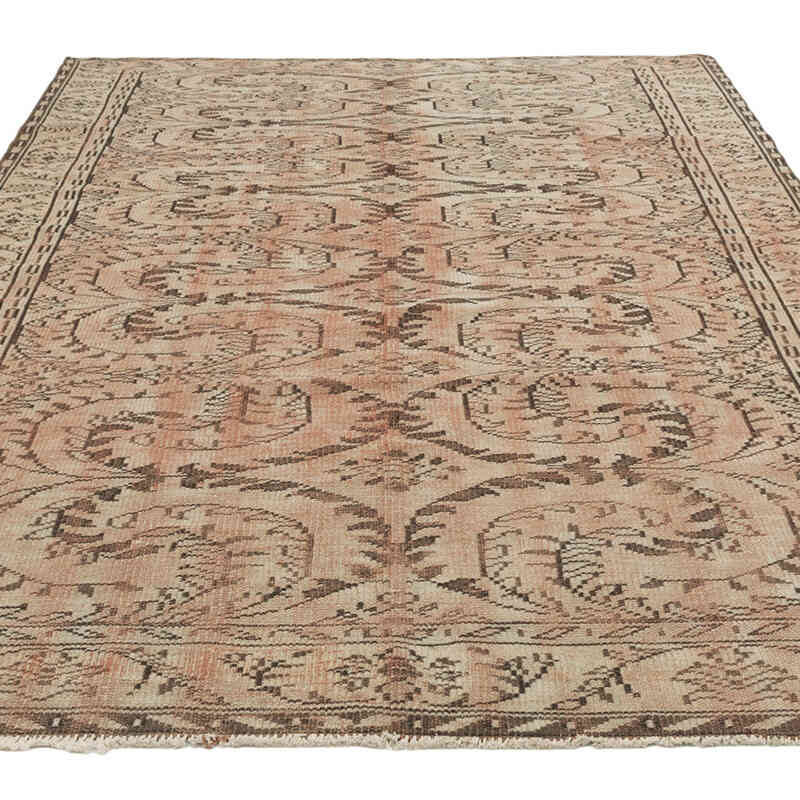 Alfombra Vintage Turca Anudada a Mano - 190 cm x 290 cm - K0081830