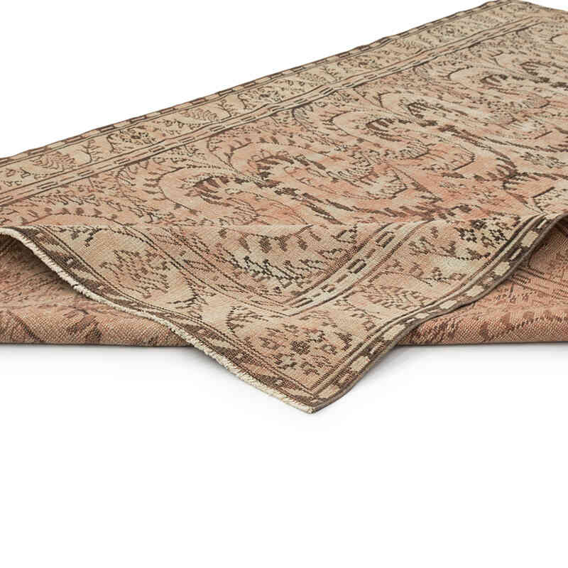 Alfombra Vintage Turca Anudada a Mano - 190 cm x 290 cm - K0081830