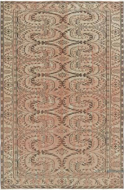 Vintage Turkish Hand-Knotted Rug - 6' 3" x 9' 6" (75" x 114")