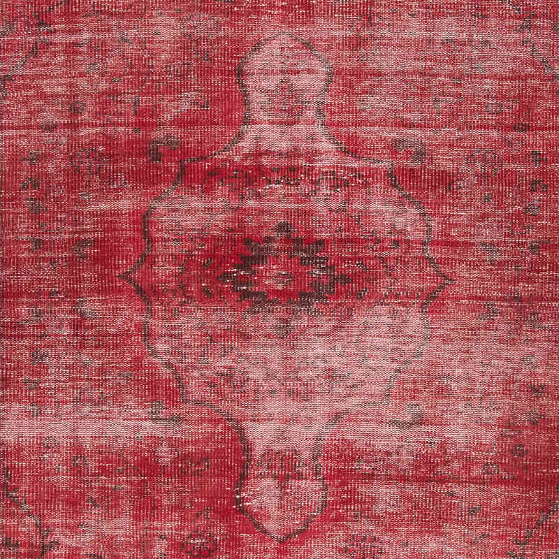 Over-dyed Vintage Hand-Knotted Turkish Rug - 5' 3" x 9' 6" (63" x 114") - K0081831