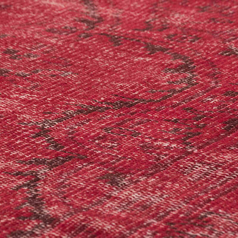Over-dyed Vintage Hand-Knotted Turkish Rug - 5' 3" x 9' 6" (63" x 114") - K0081831