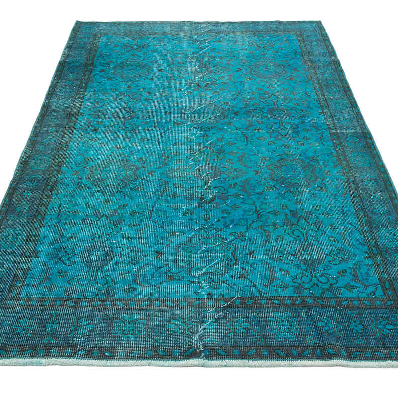 Alfombra Turca Vintage Sobre-teñida - 112 cm x 208 cm - K0081832