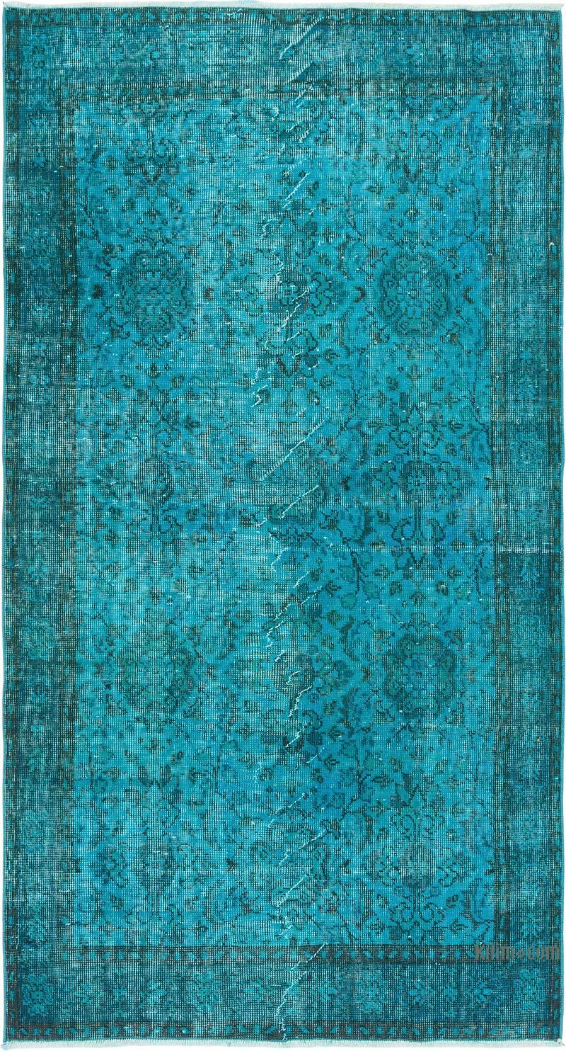 Alfombra Turca Vintage Sobre-teñida - 112 cm x 208 cm - K0081832