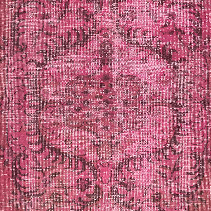 Over-dyed Vintage Hand-Knotted Turkish Rug - 4' 2" x 8' 1" (50" x 97") - K0081841