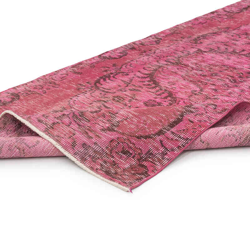 Over-dyed Vintage Hand-Knotted Turkish Rug - 4' 2" x 8' 1" (50" x 97") - K0081841