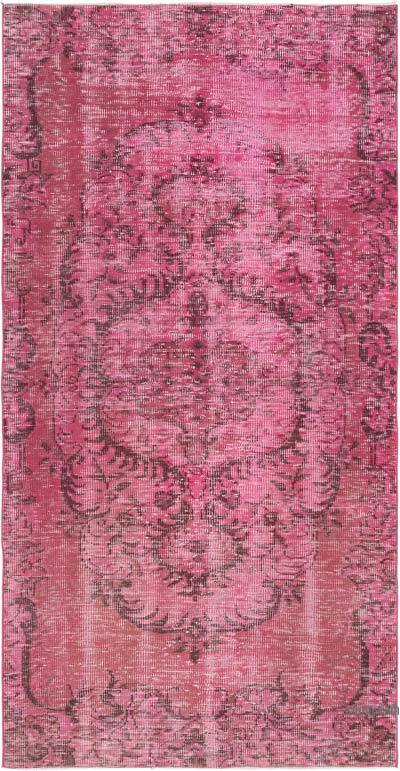 Over-dyed Vintage Hand-Knotted Turkish Rug - 4' 2" x 8' 1" (50" x 97")
