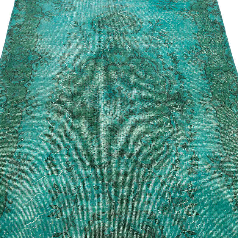 Alfombra Turca Vintage Sobre-teñida - 117 cm x 210 cm - K0081842