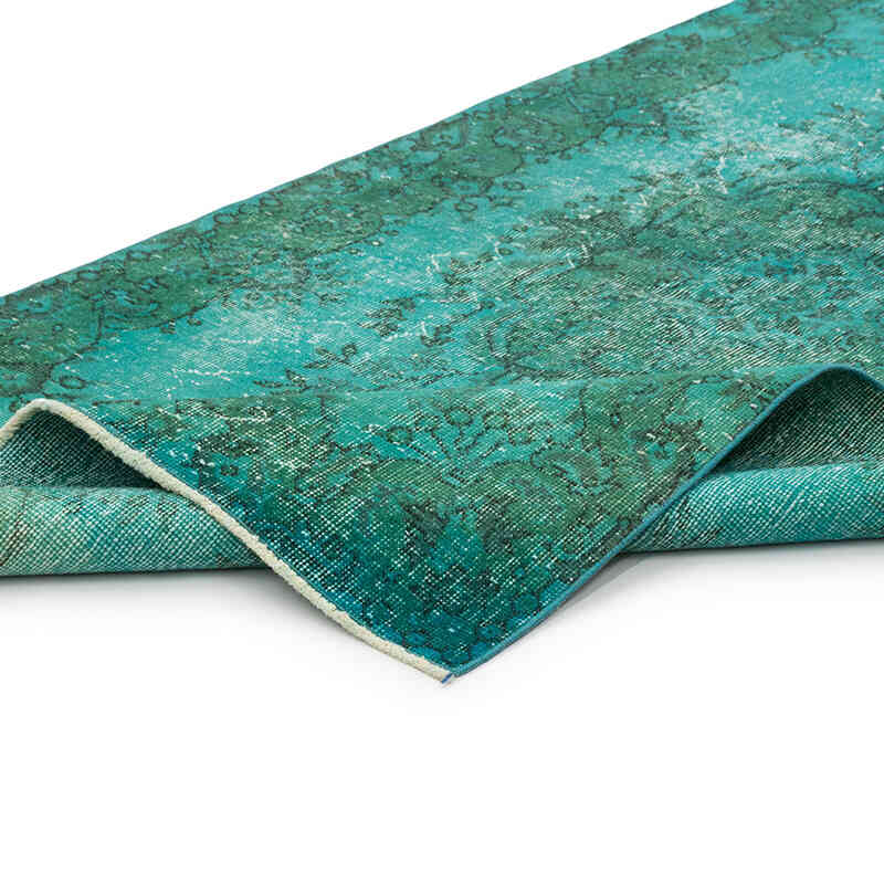 Alfombra Turca Vintage Sobre-teñida - 117 cm x 210 cm - K0081842