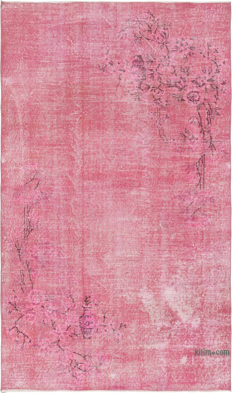 Alfombra Turca Vintage Sobre-teñida - 141 cm x 238 cm - K0081843
