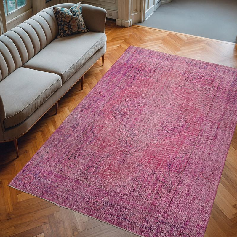 Boyali El Dokuma Vintage Hali - 195 cm x 295 cm - K0081844