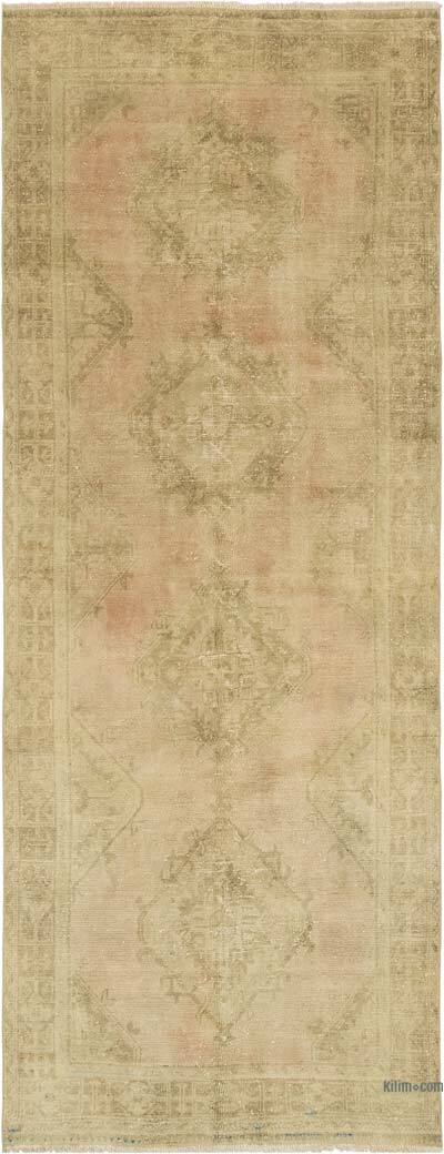 Vintage Turkish Hand-Knotted Rug - 4' 9" x 12' 4" (57" x 148")