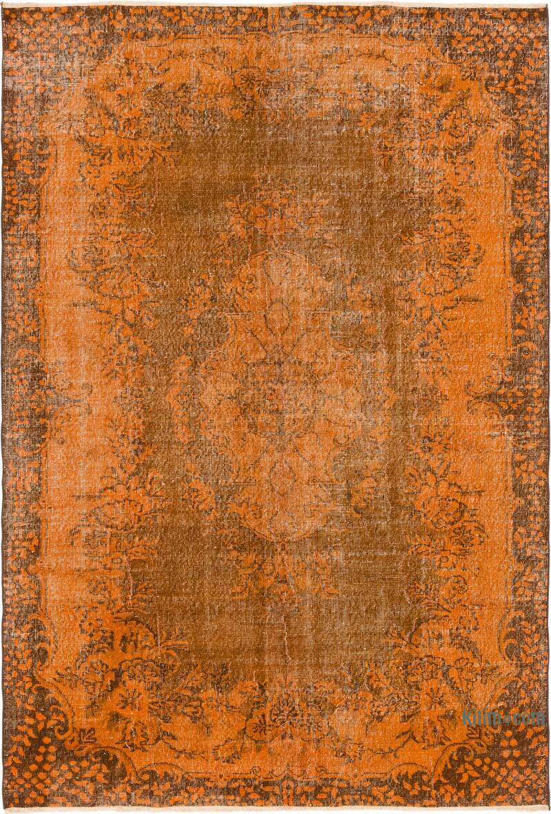 Alfombra Turca Vintage Sobre-teñida - 193 cm x 282 cm - K0081850