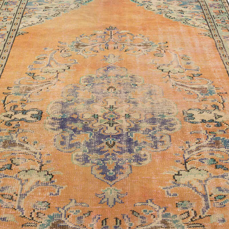 Vintage Turkish Hand-Knotted Rug - 6'  x 9' 6" (72" x 114") - K0081851