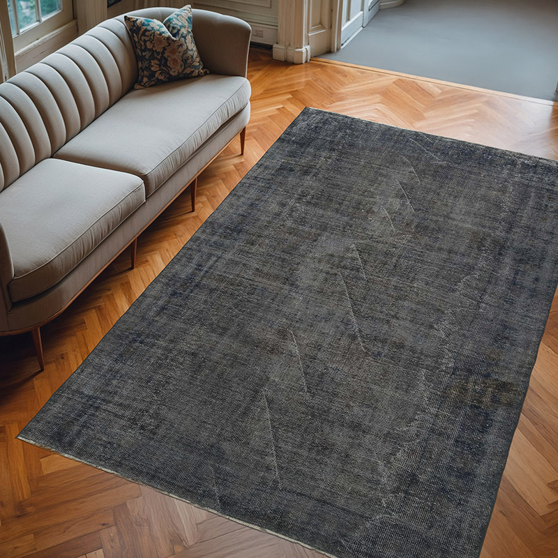Alfombra Turca Vintage Sobre-teñida - 206 cm x 310 cm - K0081856