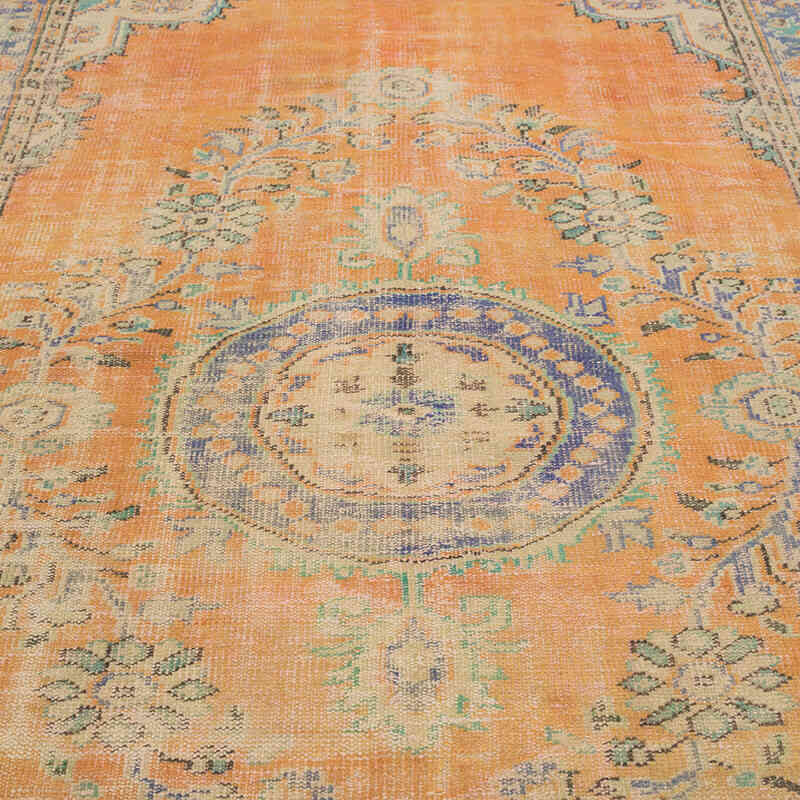 Alfombra Vintage Turca Anudada a Mano - 179 cm x 286 cm - K0081857