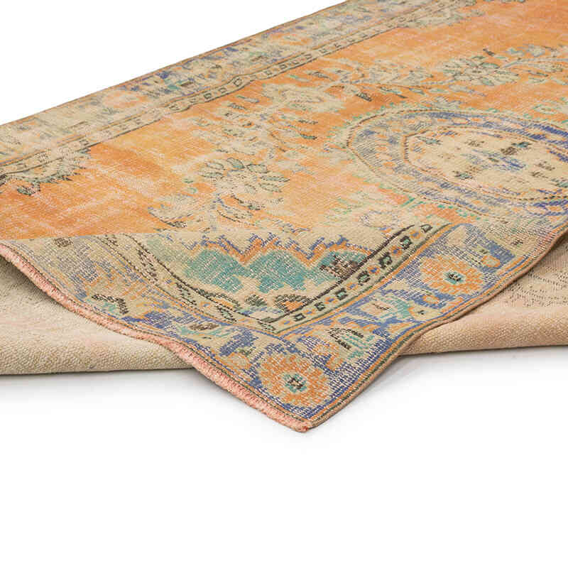 Alfombra Vintage Turca Anudada a Mano - 179 cm x 286 cm - K0081857