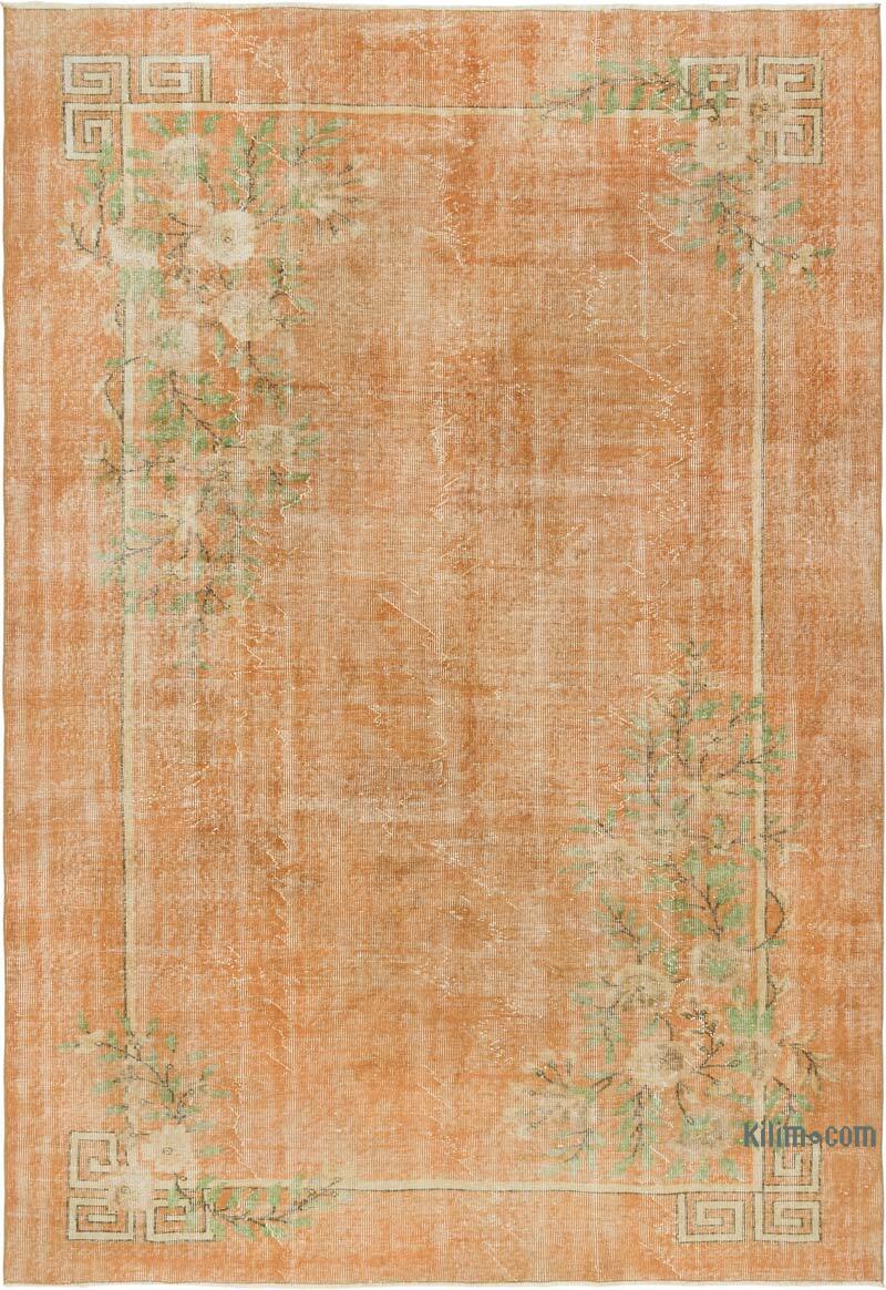 Vintage Turkish Hand-Knotted Rug - 6' 9" x 9' 10" (81" x 118") - K0081858