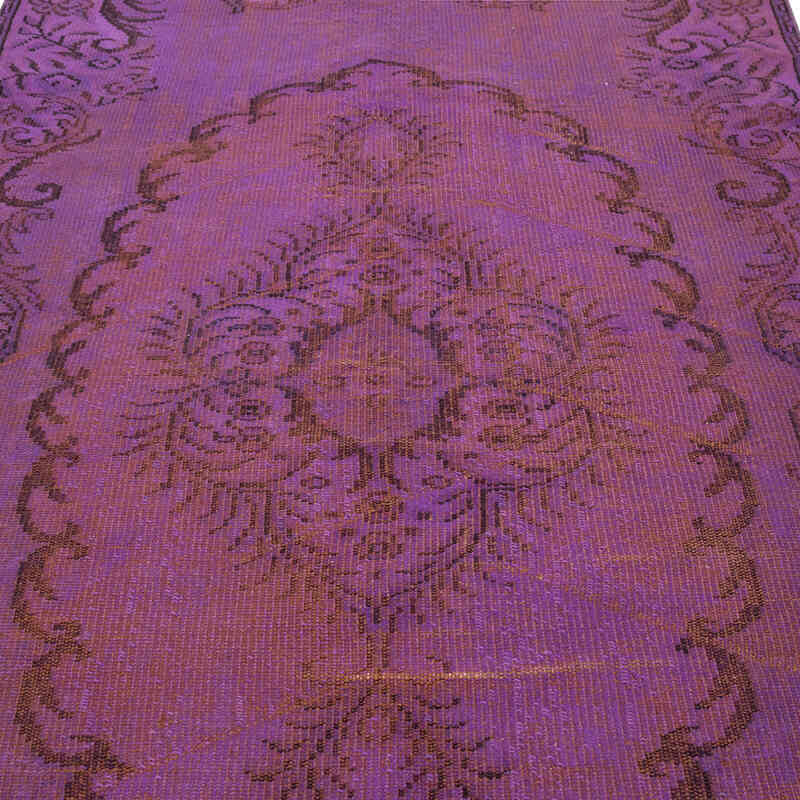 Alfombra Turca Vintage Sobre-teñida - 166 cm x 266 cm - K0081859