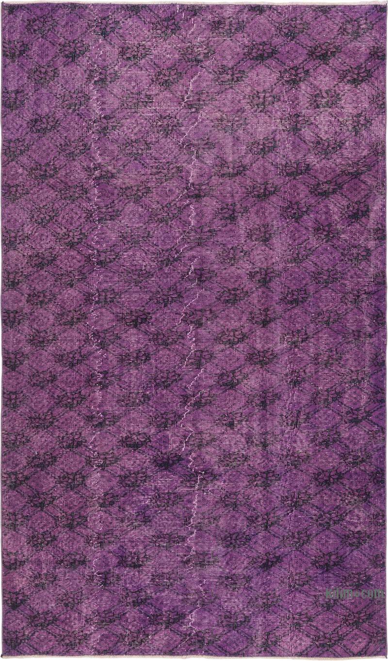 Alfombra Turca Vintage Sobre-teñida - 152 cm x 258 cm - K0081860
