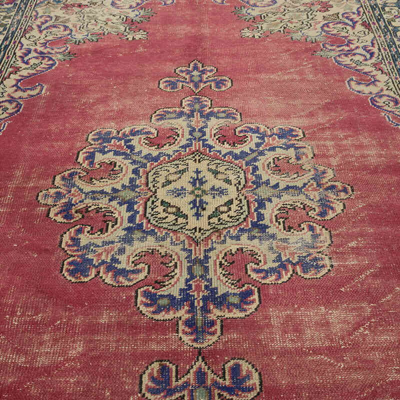 Alfombra Vintage Turca Anudada a Mano - 190 cm x 290 cm - K0081862