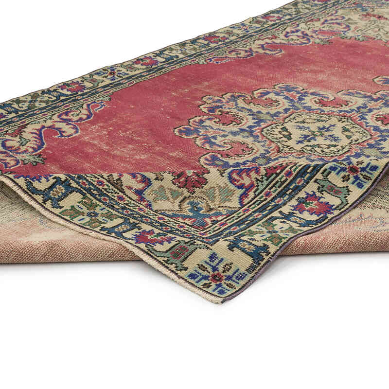 Alfombra Vintage Turca Anudada a Mano - 190 cm x 290 cm - K0081862