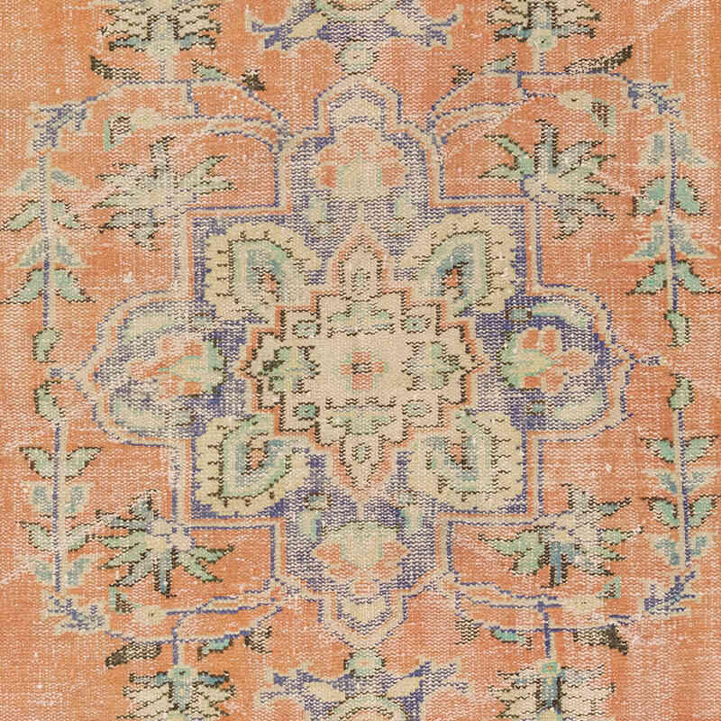 Vintage Turkish Hand-Knotted Rug - 5' 2" x 9'  (62" x 108") - K0081863