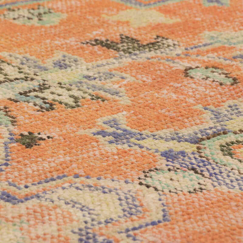 Vintage Turkish Hand-Knotted Rug - 5' 2" x 9'  (62" x 108") - K0081863