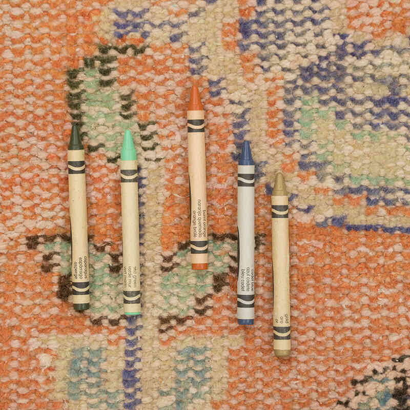 Vintage Turkish Hand-Knotted Rug - 5' 2" x 9'  (62" x 108") - K0081863