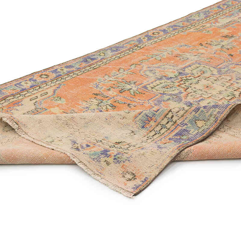 Vintage Turkish Hand-Knotted Rug - 5' 2" x 9'  (62" x 108") - K0081863