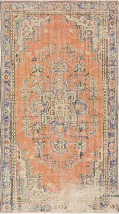 Alfombra Vintage Turca Anudada a Mano - 157 cm x 275 cm