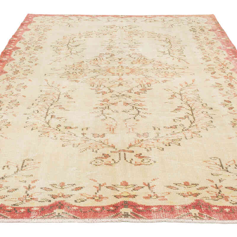 Alfombra Vintage Turca Anudada a Mano - 176 cm x 273 cm - K0081864
