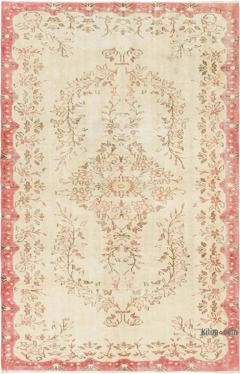 Alfombra Vintage Turca Anudada a Mano - 176 cm x 273 cm - K0081864