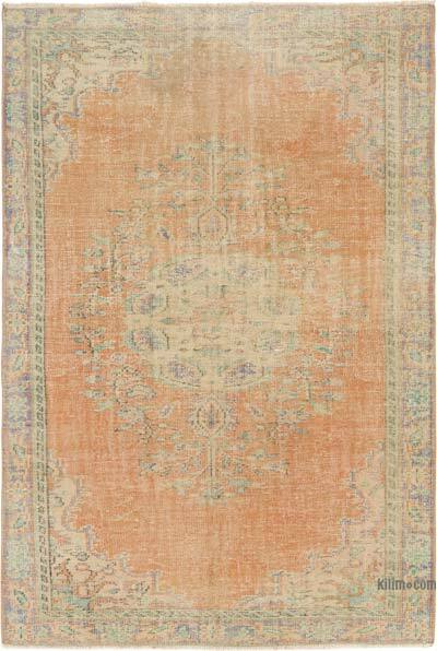 Vintage Turkish Hand-Knotted Rug - 5' 9" x 8' 5" (69" x 101")