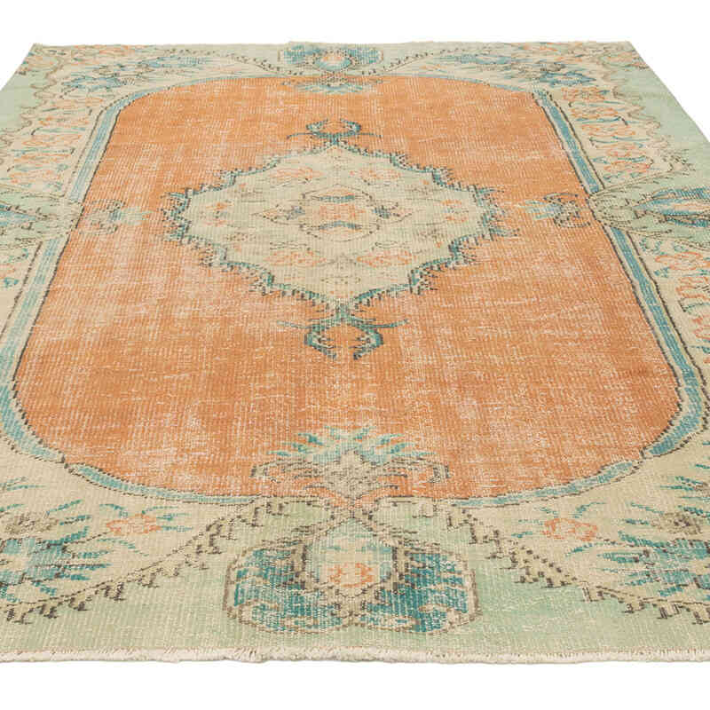 Vintage Turkish Hand-Knotted Rug - 6' 1" x 8' 10" (73" x 106") - K0081869