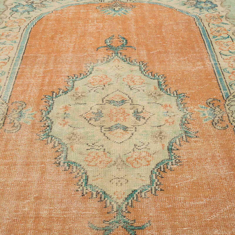 Vintage Turkish Hand-Knotted Rug - 6' 1" x 8' 10" (73" x 106") - K0081869