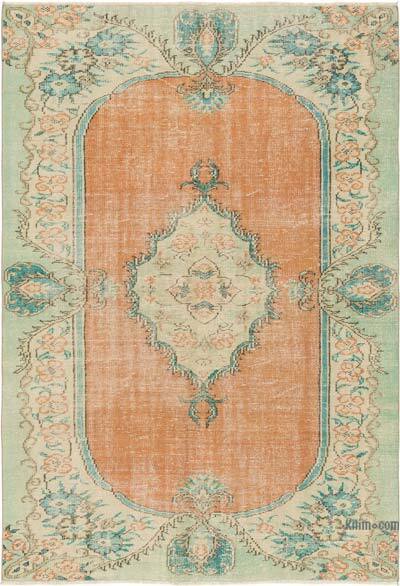 Alfombra Vintage Turca Anudada a Mano - 186 cm x 268 cm