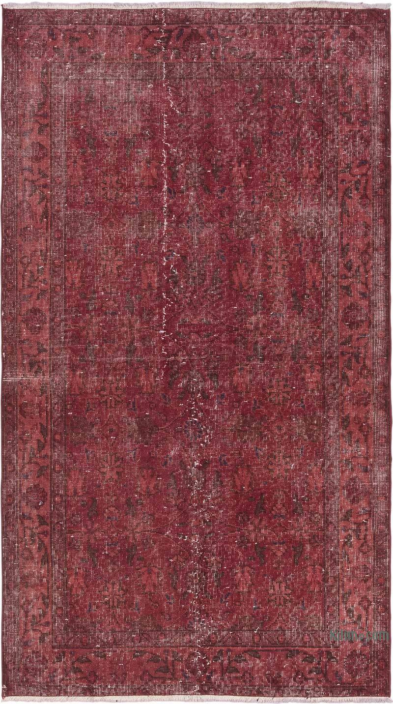 Alfombra Turca Vintage Sobre-teñida - 115 cm x 205 cm - K0081873