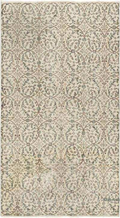 Vintage Turkish Hand-Knotted Rug - 3' 10" x 6' 11" (46" x 83")