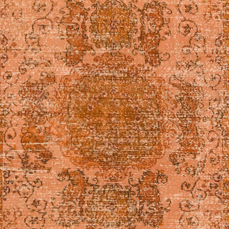 Over-dyed Vintage Hand-Knotted Turkish Rug - 4' 11" x 8' 6" (59" x 102") - K0081875