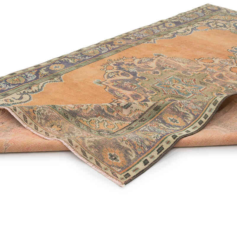 Alfombra Vintage Turca Anudada a Mano - 170 cm x 262 cm - K0081878