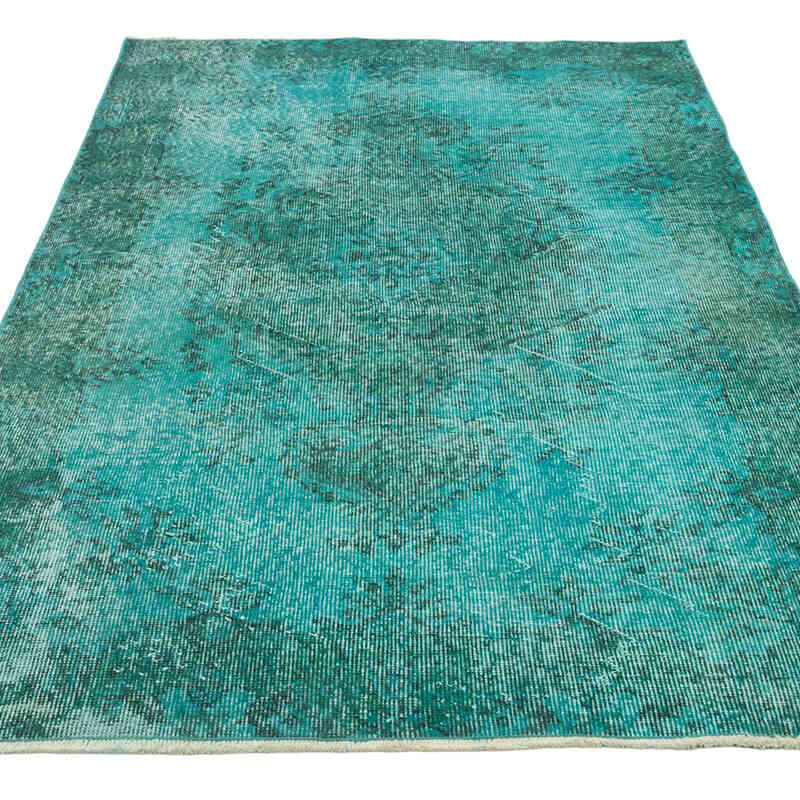 Alfombra Turca Vintage Sobre-teñida - 116 cm x 203 cm - K0081880