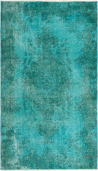 Over-dyed Vintage Hand-Knotted Turkish Rug - 3' 10" x 6' 8" (46" x 80")