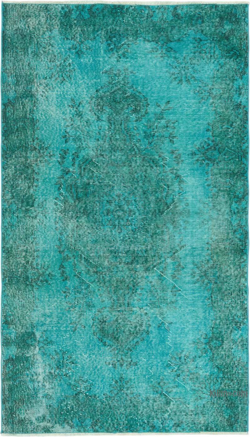Alfombra Turca Vintage Sobre-teñida - 116 cm x 203 cm - K0081880
