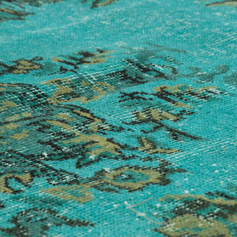 Over-dyed Vintage Hand-Knotted Turkish Rug - 3' 9" x 7' 3" (45" x 87") - K0081881