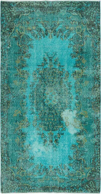 Over-dyed Vintage Hand-Knotted Turkish Rug - 3' 9" x 7' 3" (45" x 87")