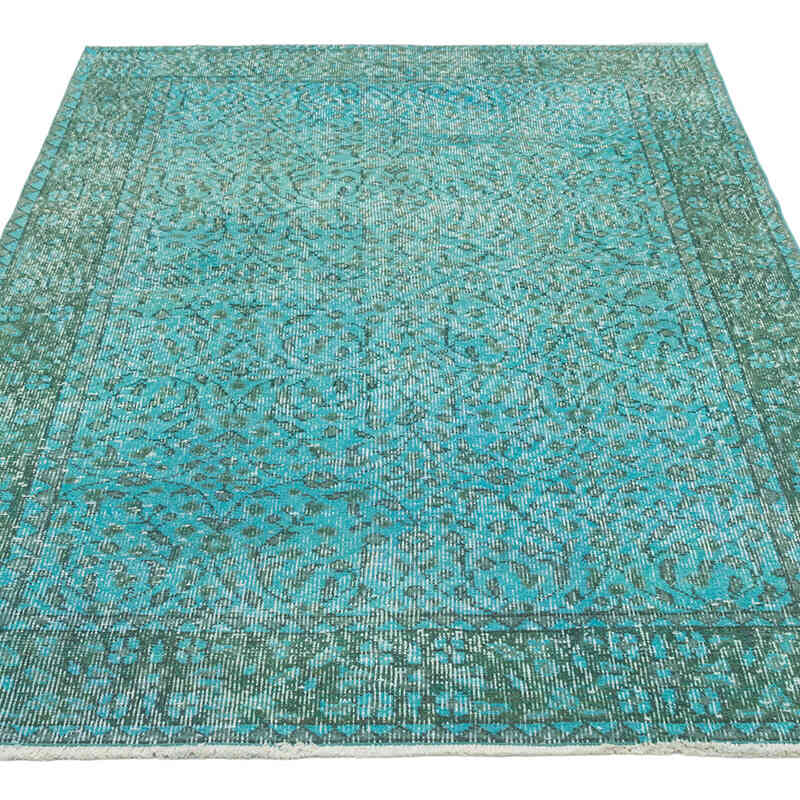 Alfombra Turca Vintage Sobre-teñida - 116 cm x 200 cm - K0081886
